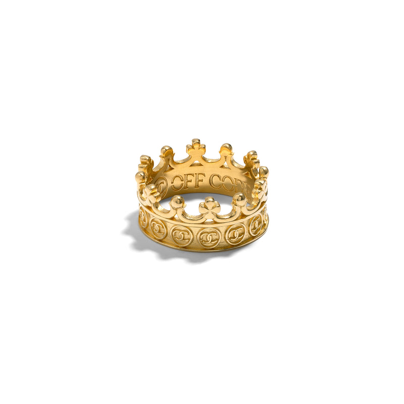 Off Code Crown Ring (Gold)