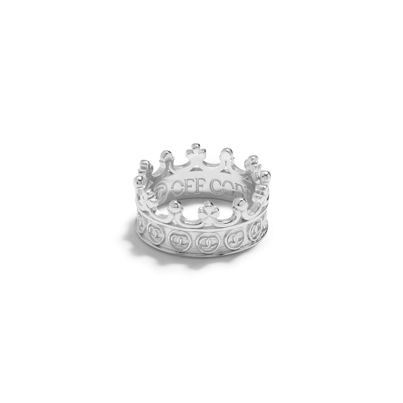 Off Code Crown Ring (Silver)