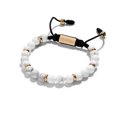 Howlite x Gold Aventus Bracelet