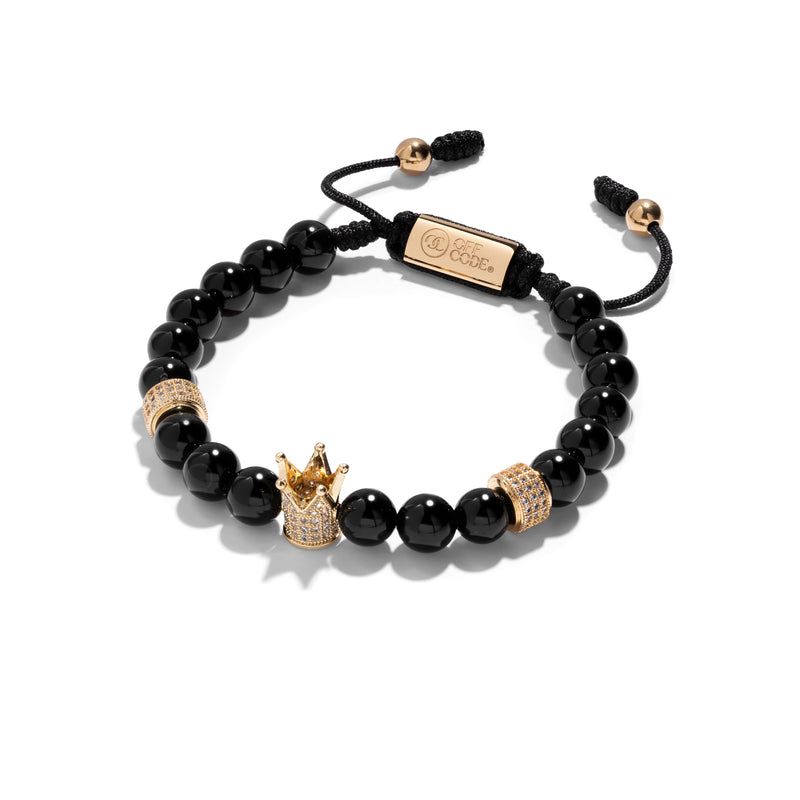 Gold Crown x Onyx Aventus Bracelet