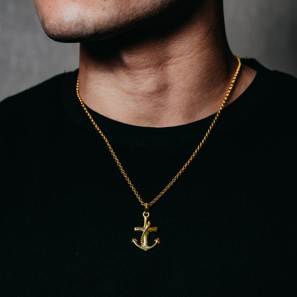 Anchor Pendant (Gold)