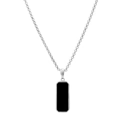 Onyx Pendant (Silver)