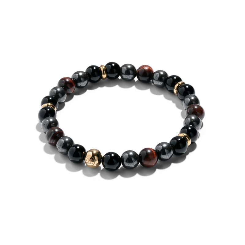 Red x Hematite Eros Bracelet