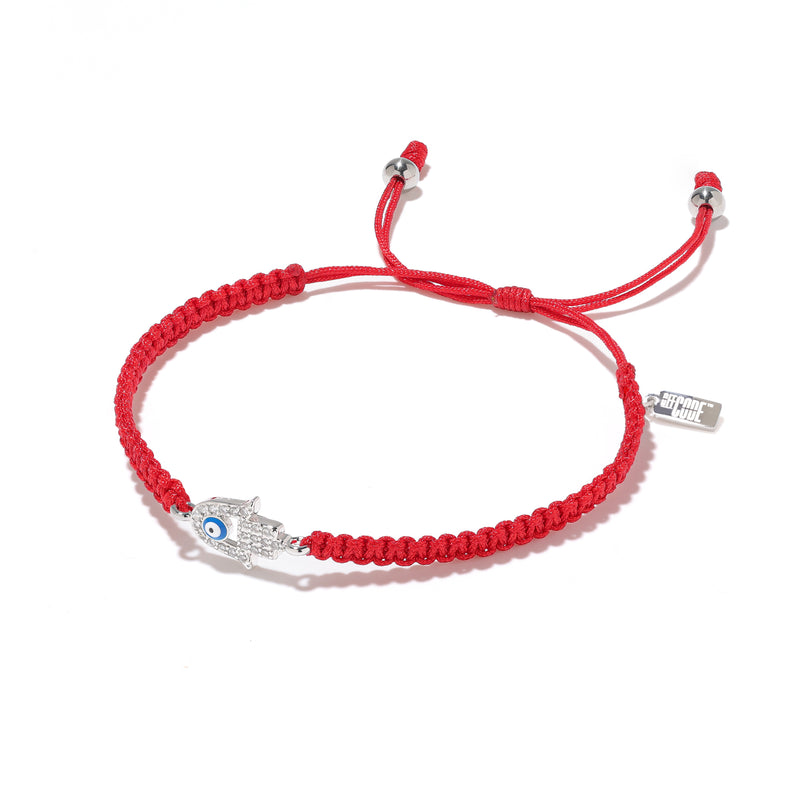 Red String Evil Eye Hamsa Bracelet