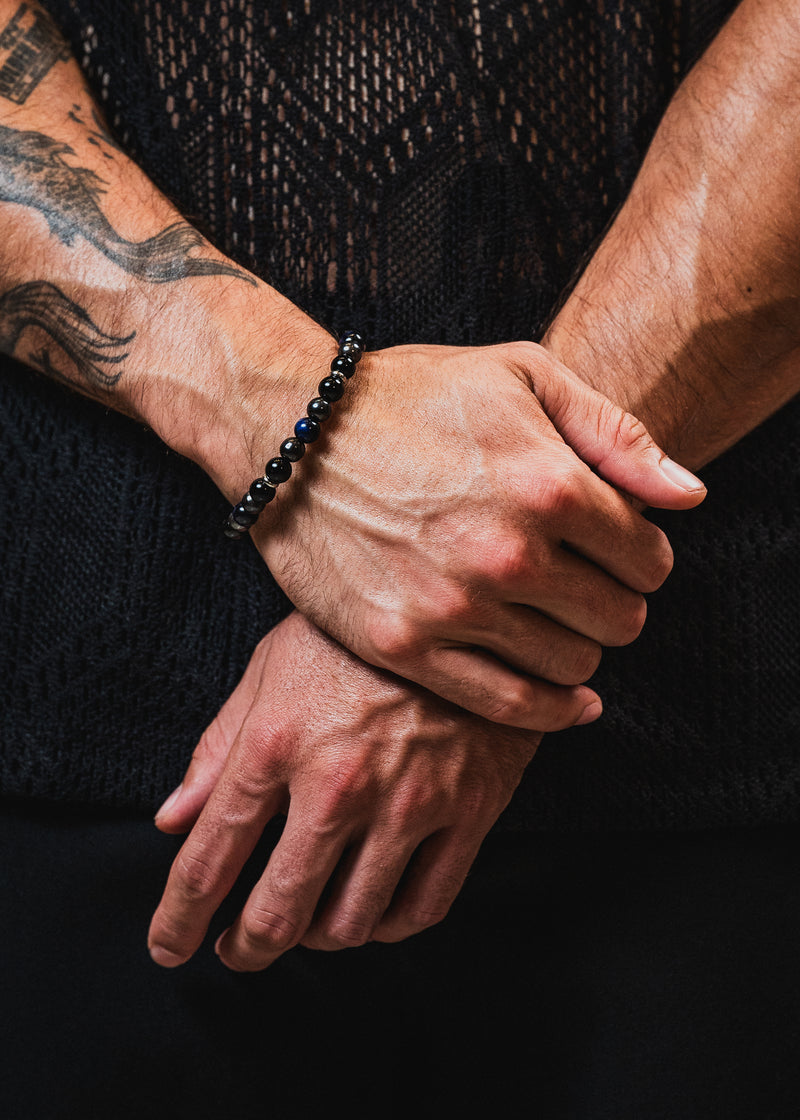 Blue x Hematite Eros Bracelet