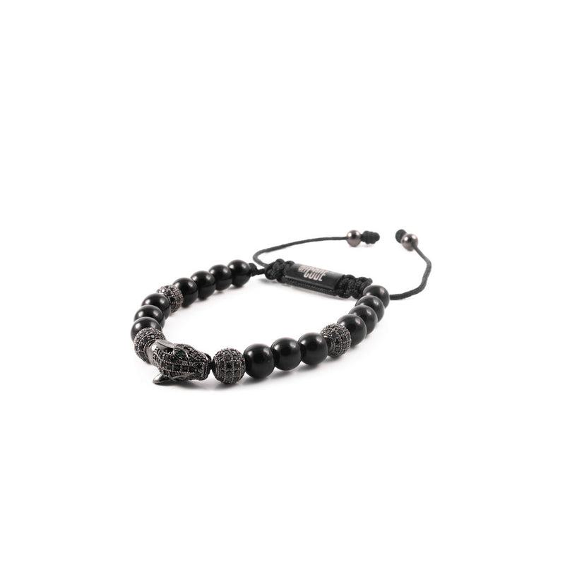Black Onyx Panther Bracelet